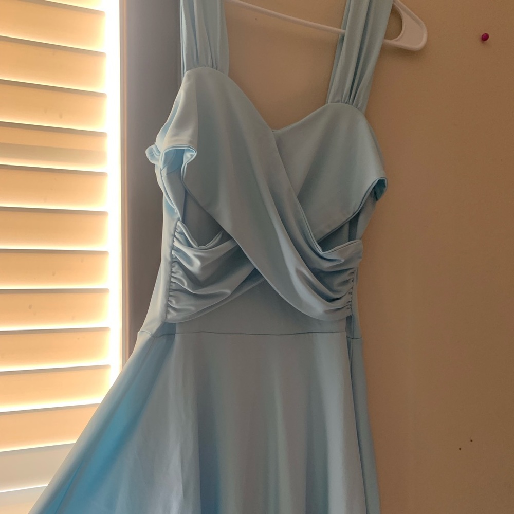 Light blue Medium dress.